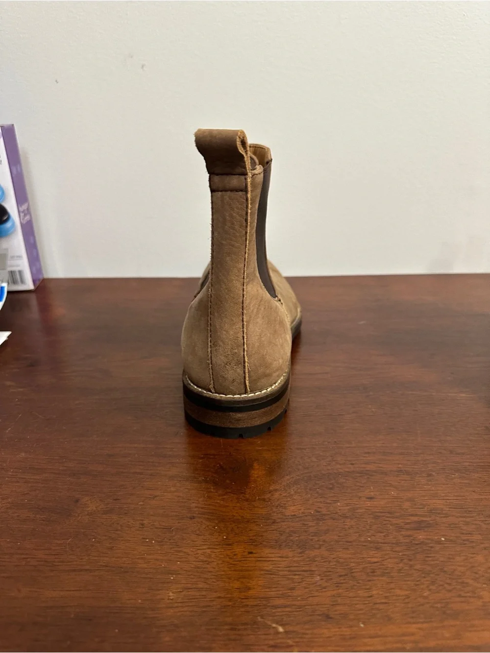 T.B. Phelps for Dick Ferguson’s Men’s 11.5 Suede Chelsea Boots Brown Lug Sole